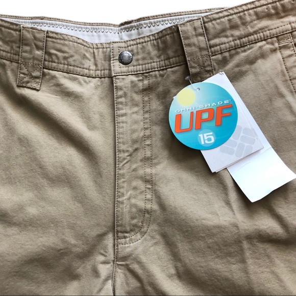 NWT Columbia men Fort Rock shorts UPF 15 Sz 34. - Picture 5 of 10